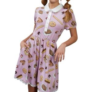 KIKIS Delivery Service Studio Ghibli Dress Womens Juniors Size Medium Pink